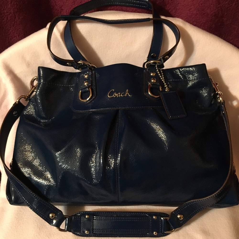 Coach Ashley Patent Leather Carryall